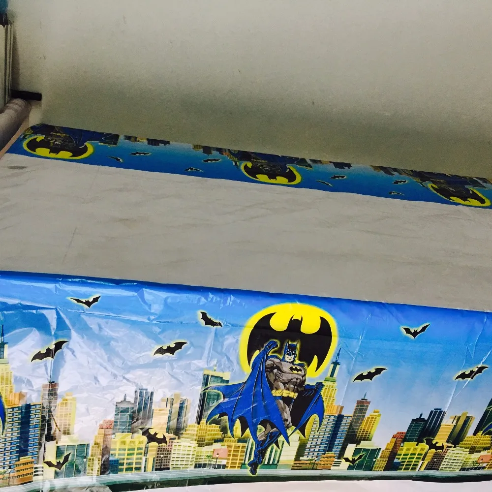 1 шт./лот Детские скатерти с Бэтменом для дня рождения вечеринок днем Бэтменом|party