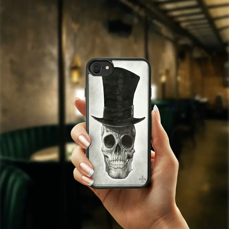 Hot Overwatchs Skull Skeleton Mobile Phone Cases PC Soft Hard Plastic Cover Protect for iphone 4 4S 5 5S SE 6 6S 7 8 Plus Shell |