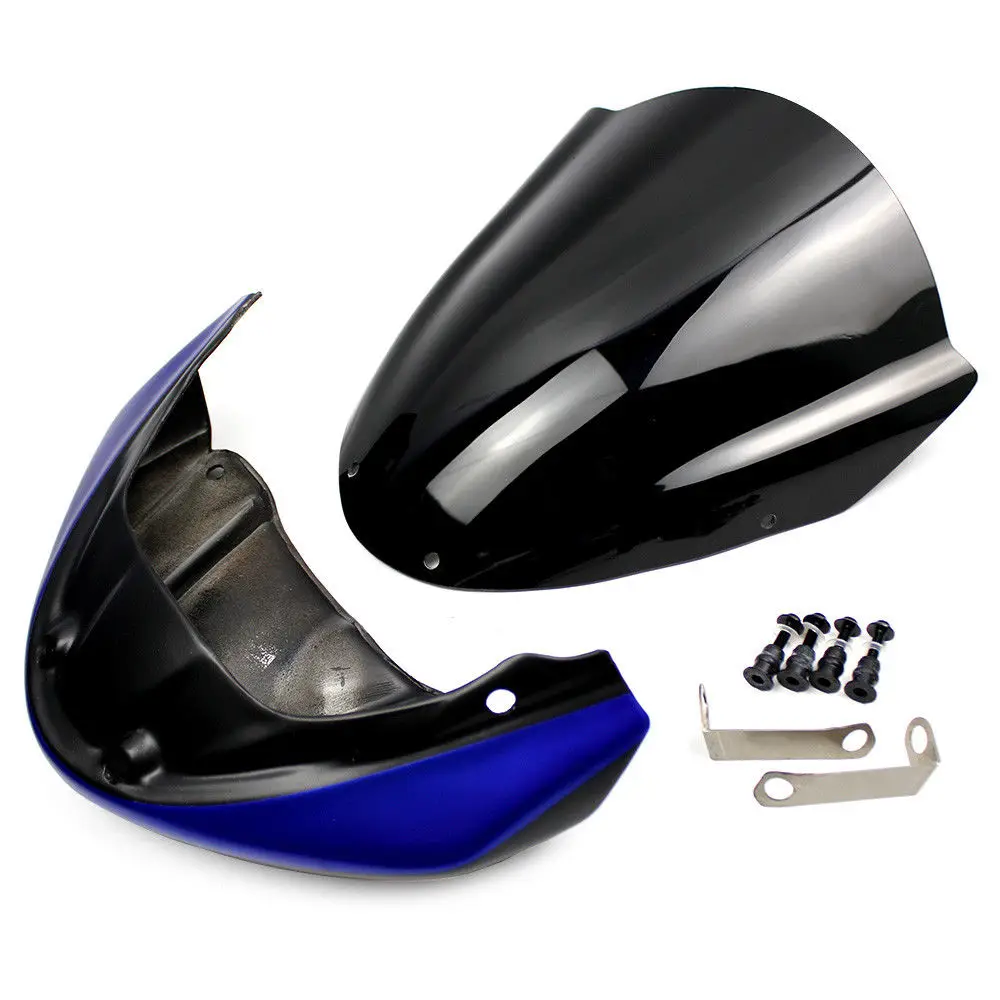 Для Yamaha FZ MT 09 2014 2015 2016 FZ09 MT09 ветрозащитная ветровое стекло с кронштейном Передняя