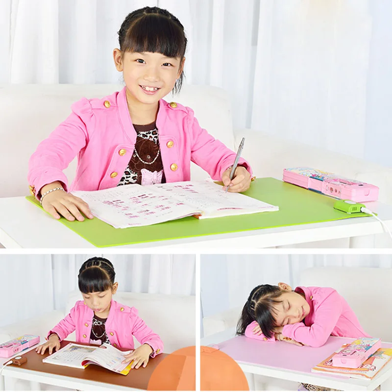 Зимние теплые офисные компьютерные коврики для мыши из искусственной кожи