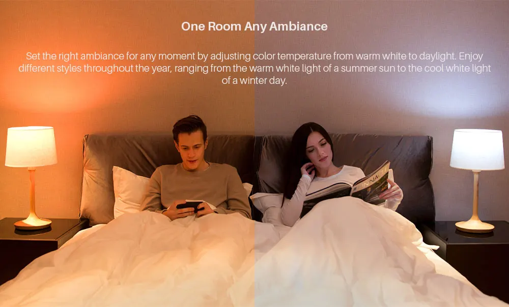 Xiao mi Yeelight Smart Светодиодный лампы Красочный 800 люмен 10 W E27 белый RGB умная лампа удаленного Управление для mi приложение Home умный дом