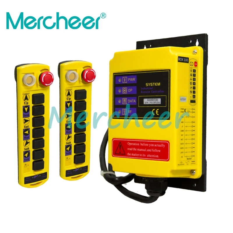 Mercheer 2 передатчика 8 каналов Подъемный Кран Радио система дистанционного