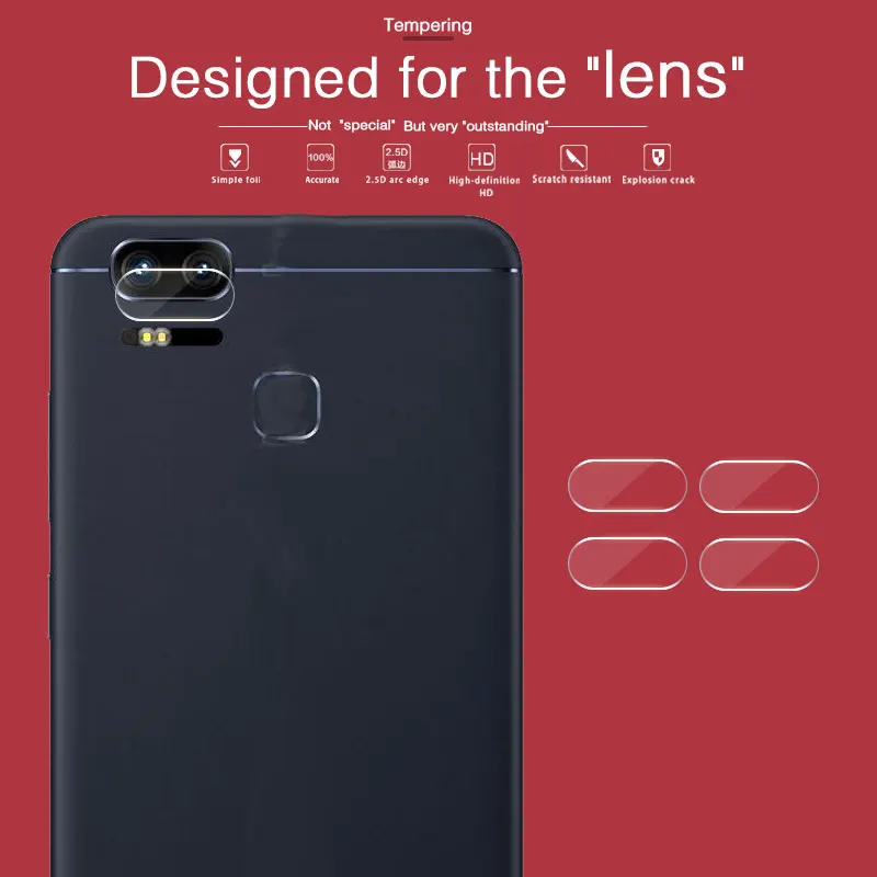 Защитная пленка для объектива камеры из закаленного стекла Asus ZenFone 3 Zoom S ZE553KL 5 in