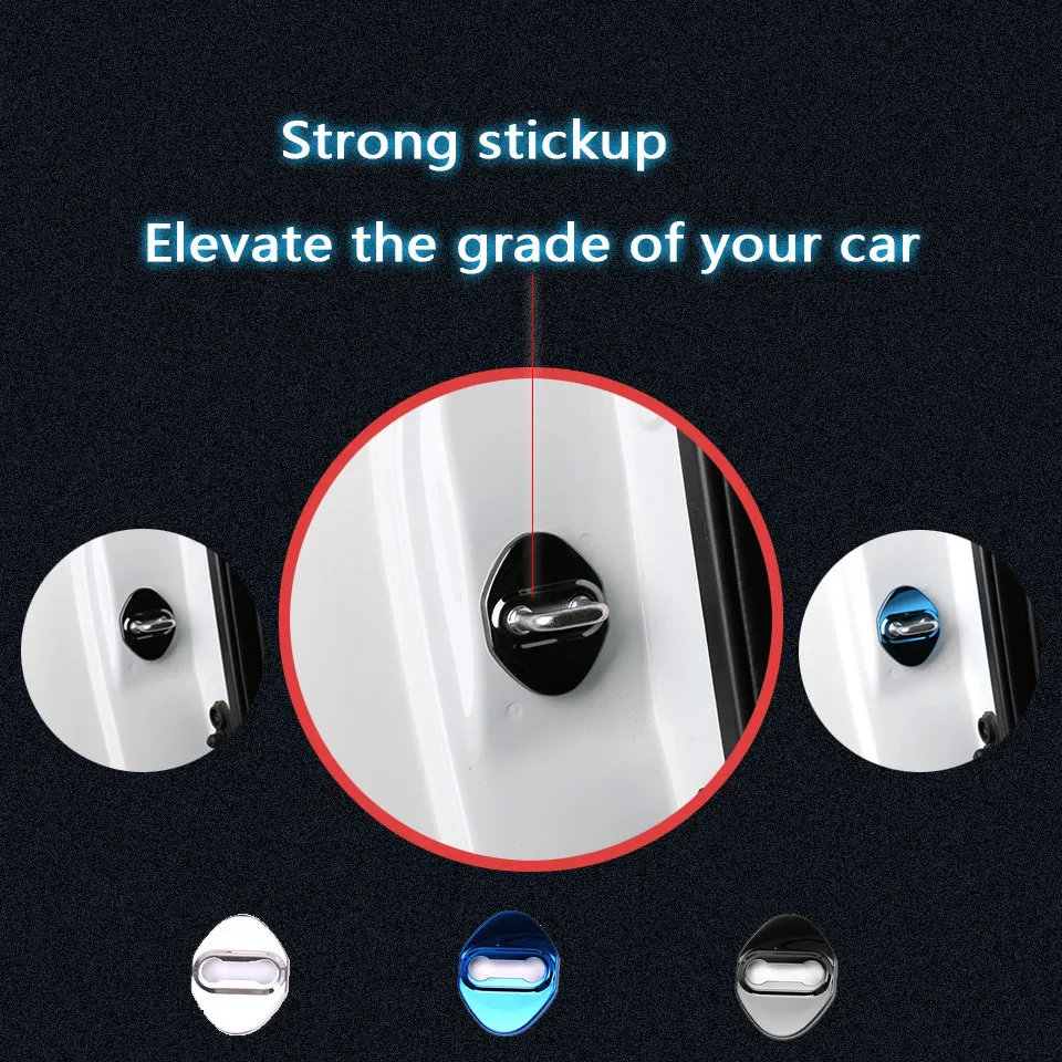 Авто наклейки для стайлинга автомобиля для Honda Civic Civic 10th аксессуары из нержавеющей стали для межкомнатных дверных замков