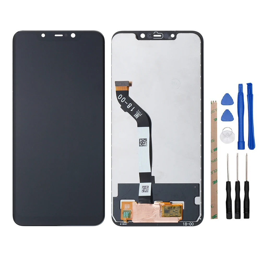 5 "для XiaoMi Pocophone F1 ЖК Дисплей + Сенсорный экран Запасные части для дигитайзера с