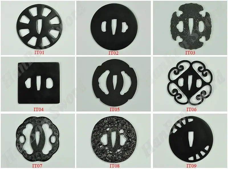 Высокое качество железный Tsuba меч рукоятка аксессуары для японских самураев