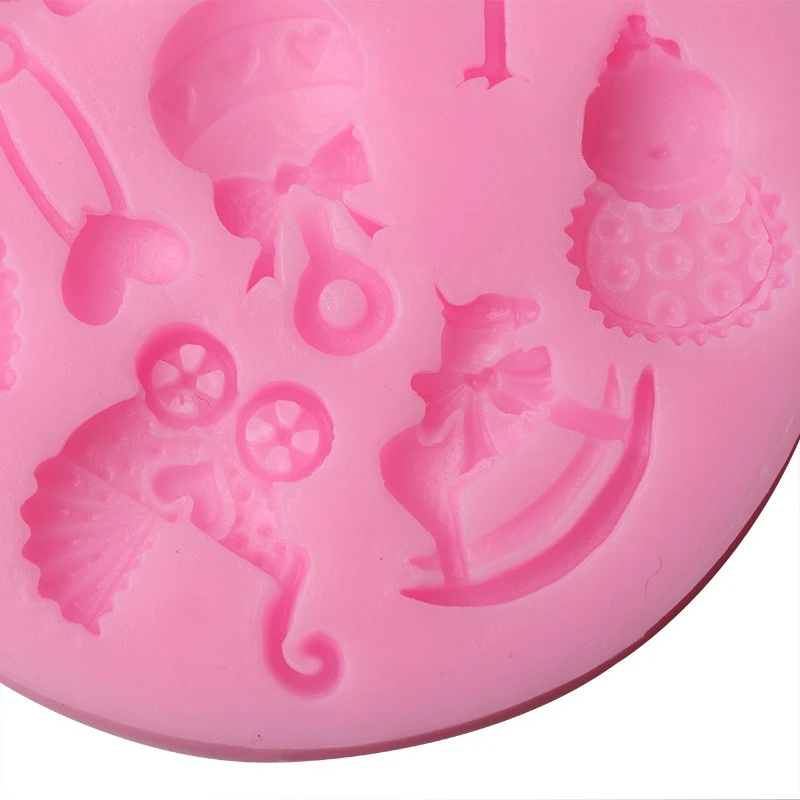 1 шт. 3D силиконовая форма для конфет детская торта Медвежья Лапка птицы помадка
