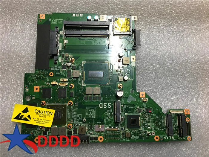 Оригинальная материнская плата для ноутбука MSI GE60 GP60 с процессором