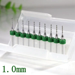 Твердосплавное сверло 1,0 мм, 10 шт., сверло по металлу с ЧПУ, микросверление печатных плат, Деревообрабатывающие инструменты, мини-ручное сверло, инструменты для маршрутизатора