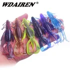 2 шт. Мягкая наживка-креветка рыболовные приманки 100 мм 10,5 г легко воблеры и крутящиеся приманки для карпа снасти для ловли окуня искусственная силиконовая приманка