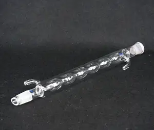 300 мм 2429 совместное боросиликатное стекло оболочка Allihn лампа конденсатора дистилляции для лаборатории