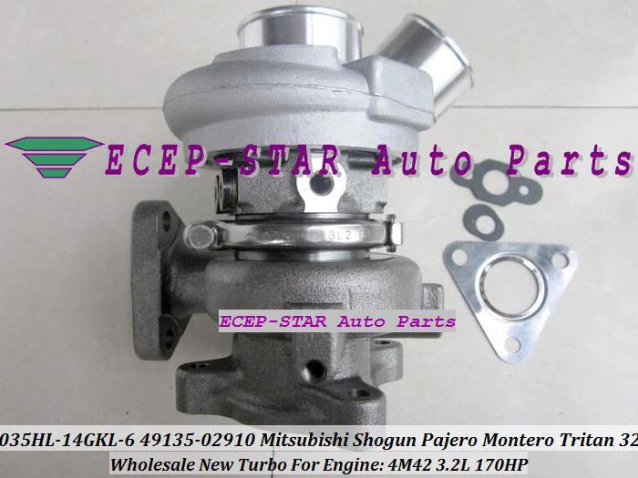 Турбо TF035 49135-02910 49135-02920 4913502910 1515A123 для Mitsubishi SHOGUN PAJERO MONTERO 2007- TRITAN 3200 4M42 3.2L 170HP |