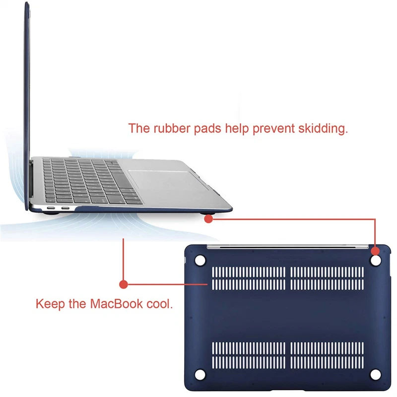 Матовый чехол с кристаллами для Macbook Air Retina Pro 13 15 сенсорной панелью A1706 A1707 A1990 AIR 2018