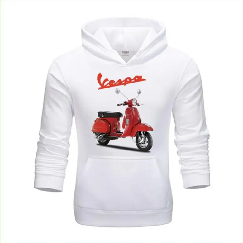 Мужские/женские толстовки с капюшоном Vespa повседневные мотоциклетные куртки