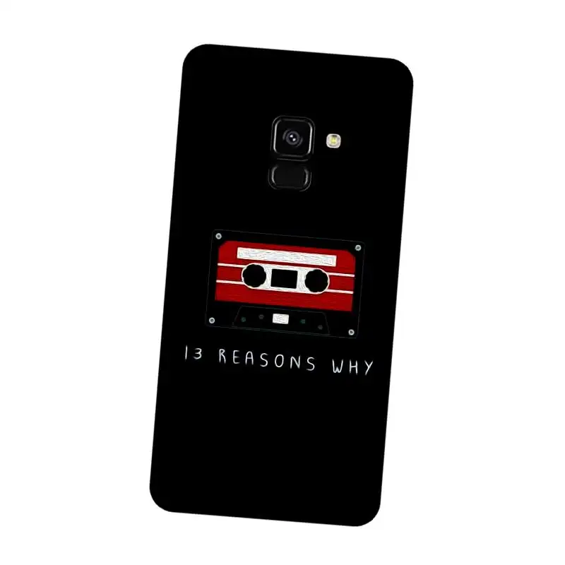 N241 13 причины по которым Черный силиконовый чехол Обложка для samsung Galaxy J2 J3 J4 J5 J6 J7 J8