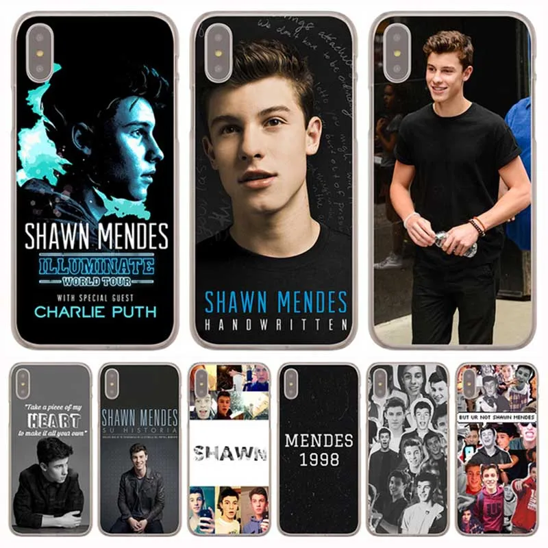 Laumans Шон Мендес Magcon жесткий прозрачный чехол для iPhone 8 плюс 7 6 6s Plus X/10 5 5S SE 5C 4