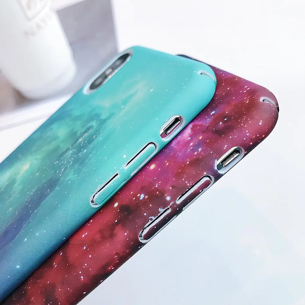 KISSCASE светящийся чехол для телефона iPhone 7 6 6S 8 X Plus 5 5S SE XR XS MAX Красочные звездное