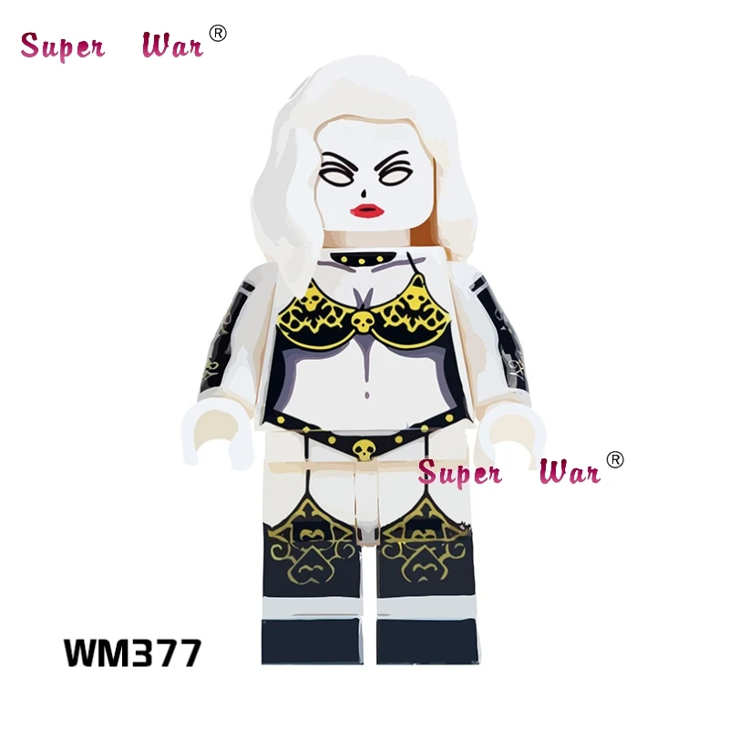 WM377 50 шт. тематика ужасов серия Охотник на кольцо-Черная пятница Джейсон, Фредди Крюгер Майкл Майерс зомби строительный блок детские игрушки - Цвет: WM377