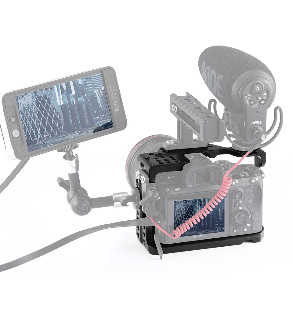 Клетка для камеры SmallRig A7M3 комплект для камеры sony A7RIII/A7III с ручкой и шаровой головкой a7iii аксессуары A7 III клетка для камеры