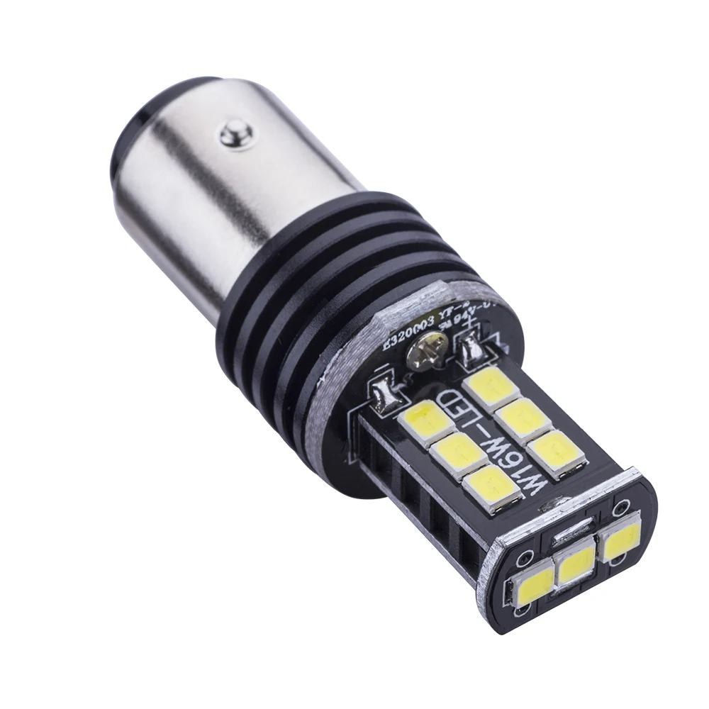 2шт Белый 1157 12В 2835 SMD BAY15D Светодиодные лампы высокой мощности 21/5 Вт Автомобильные