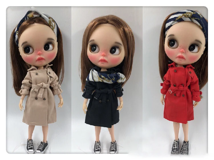 1 шт. Blyth Dolls штормовка шарф ветровка для Azone s Ob24 аксессуары кукол|Куклы| |