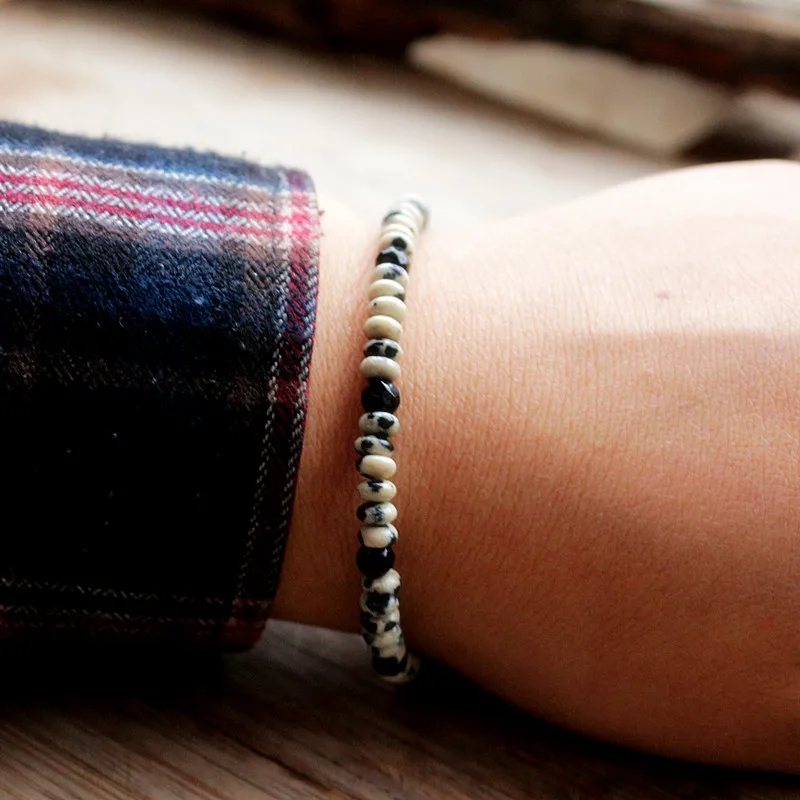 Бусины из натурального камня 4 мм и магнитное ожерелье для серферов мужчин