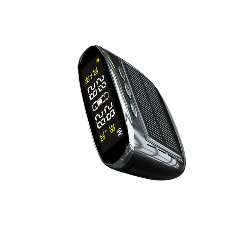 Автомобильная система контроля давления в шинах TPMS ЖК-дисплей 4 внешних датчика