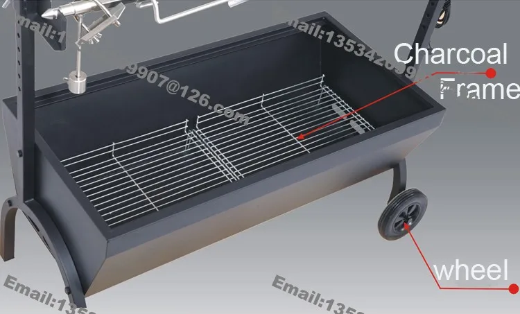 Бесплатная доставка курица среднего гироскопа гриле Принадлежности для