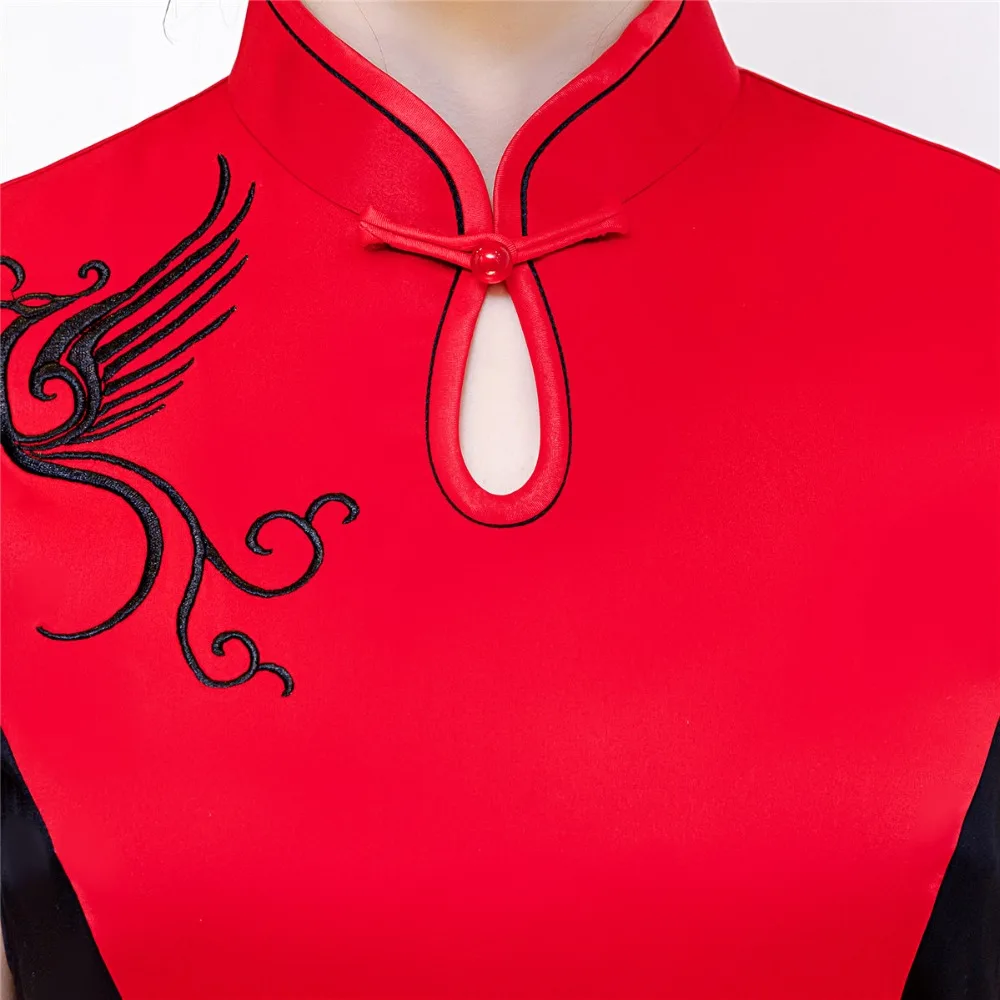 Шанхай история искусственный шелк Qipao китайское традиционное платье китайская