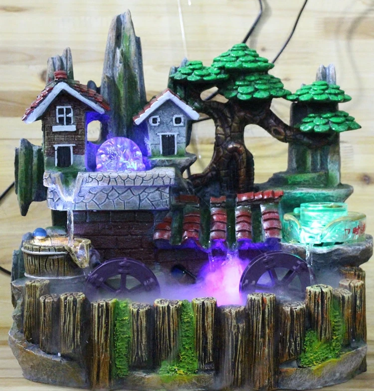 Специальное предложение Китайский фонтан увлажнитель Домашнего Интерьера лаки