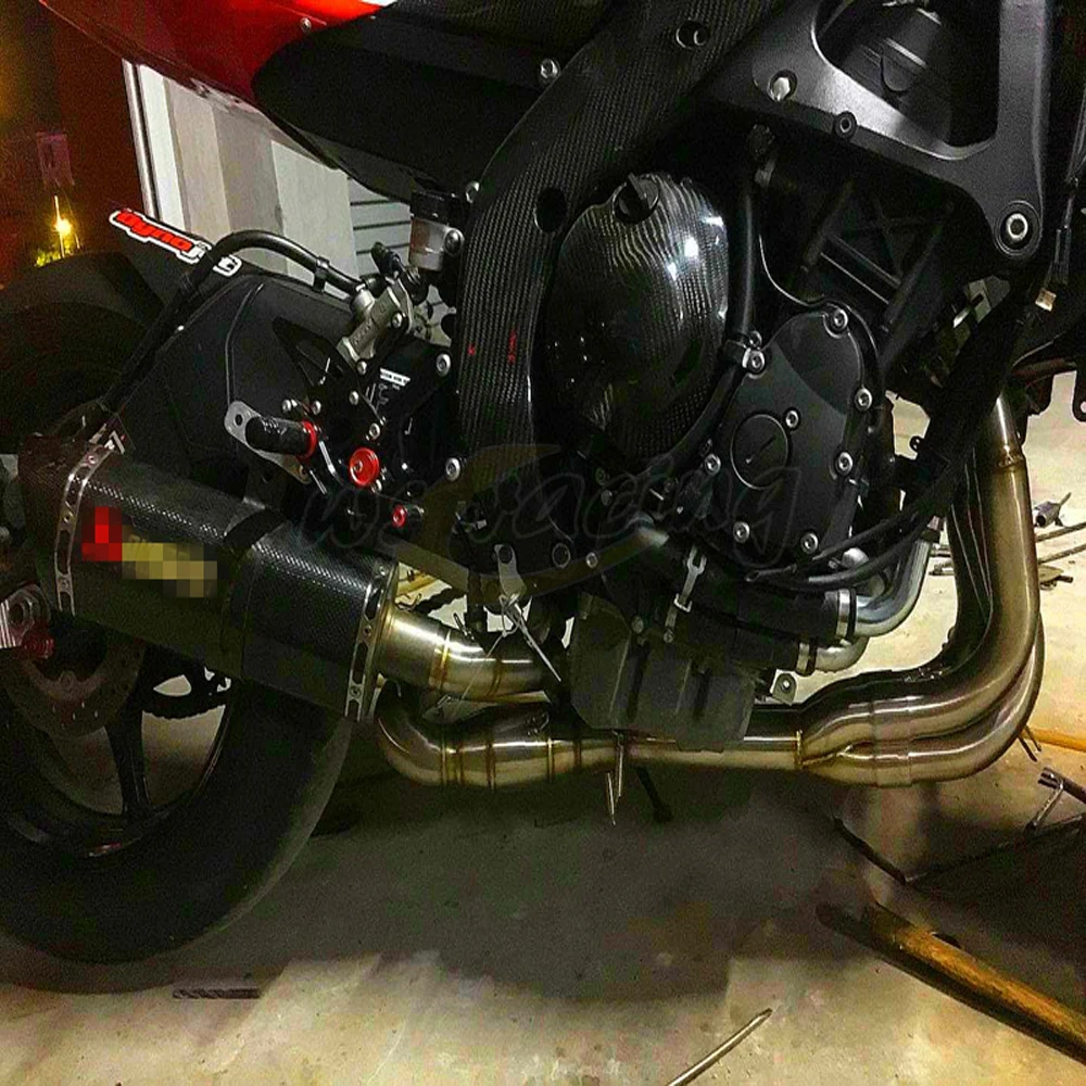 Выхлопная труба из нержавеющей стали для мотоцикла передняя часть Yamaha YZFR6 YZF R6 2006
