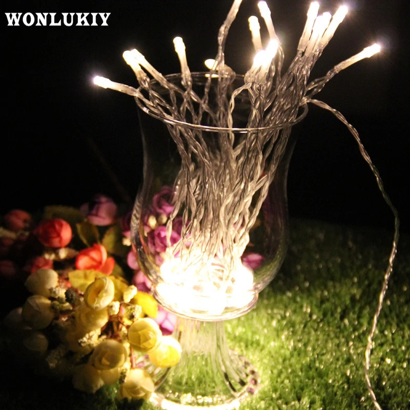 Гирлянда с 20 светодиодами на батарейках АА 2 м|fairy lights|string lightsled string lights |