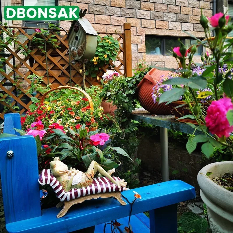 Декоративная лягушка из смолы садовая скульптура лягушки животного для дома