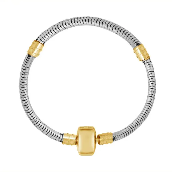 5 шт./лот браслет цепочка из нержавеющей стали со змеиным кольцом кожаная веревка