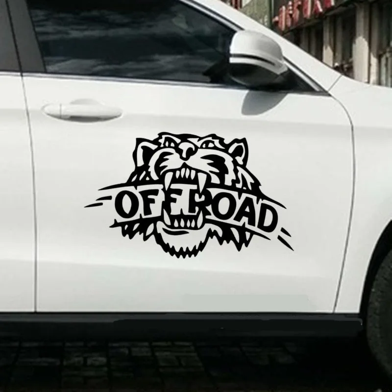 Автомобильные наклейки Tiger OFF ROAD 25 см * 16 креативные для SUV Jeep водонепроницаемые