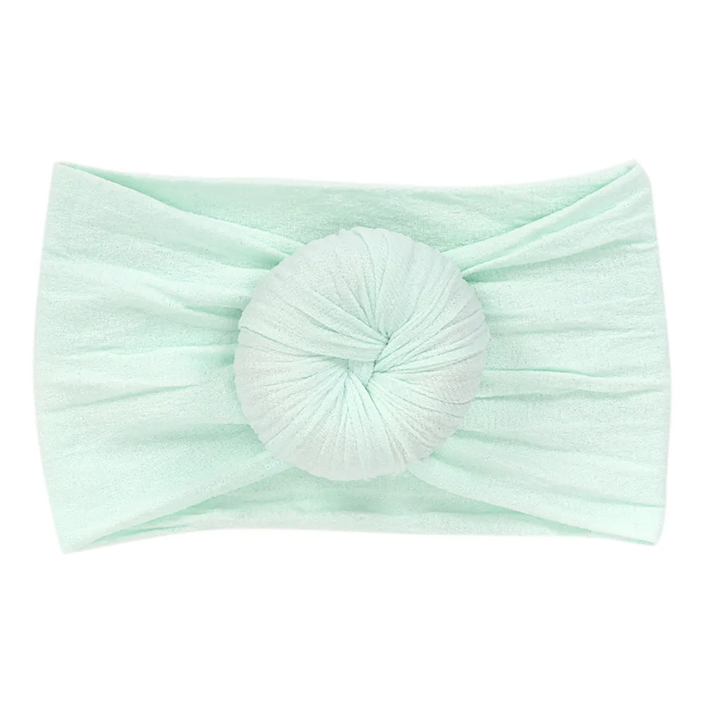 Mint Green Из мультфильма «Холодное сердце», 1 шт., Детская повязка на голову для малышей детей ободки для девочек эластичная повязка для головы Головные уборы Детские украшения для волос бандо Bebe Fille - Цвет: Mint Green