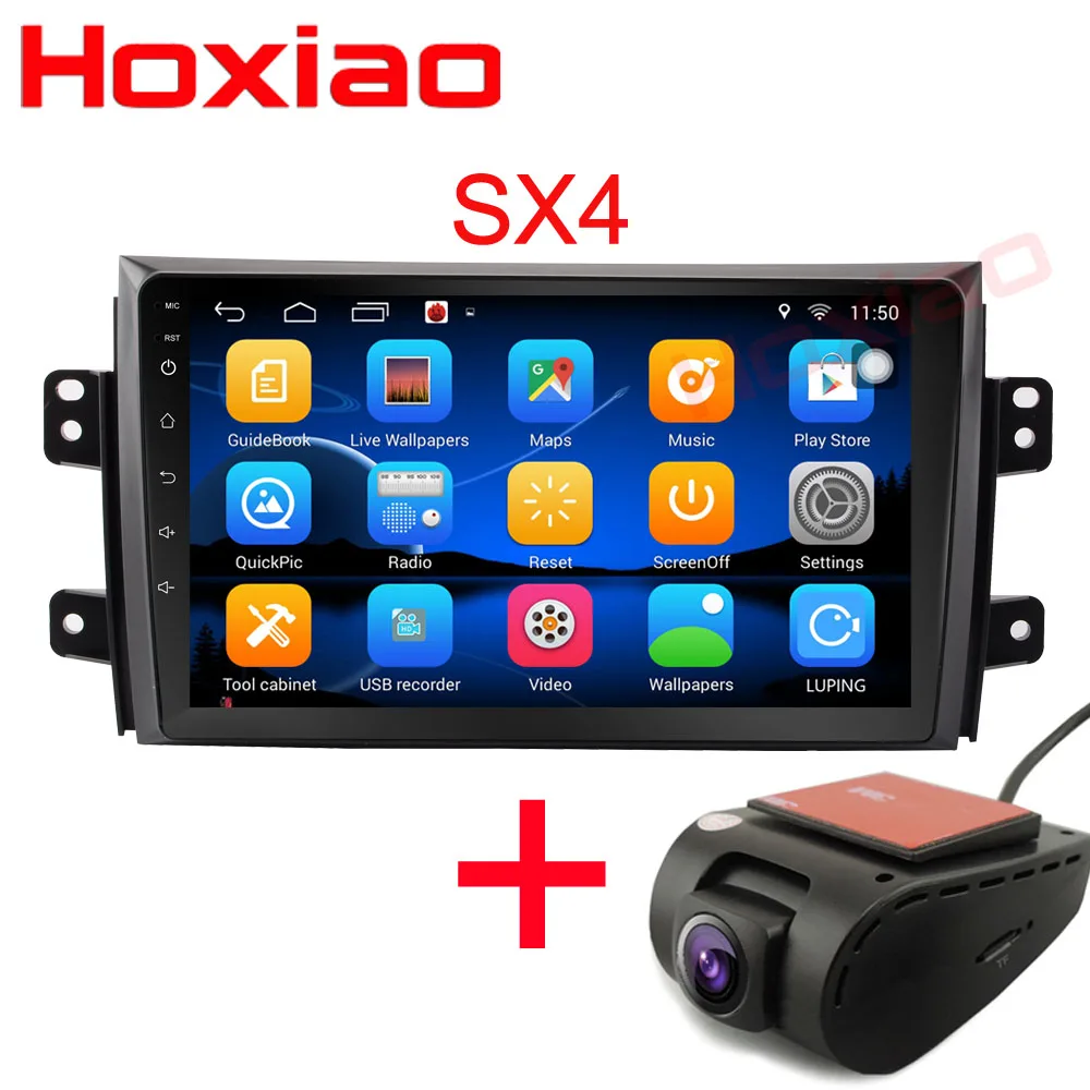 T3-Suzuki-SX4-DVR252 Для Suzuki SX4 2006-2013 четырехъядерный " 1024*600 Bluetooth 2din автомобильный DVD радио плеер gps навигация 2 DIN Android плеер - Цвет: T3-Suzuki-SX4-DVR252