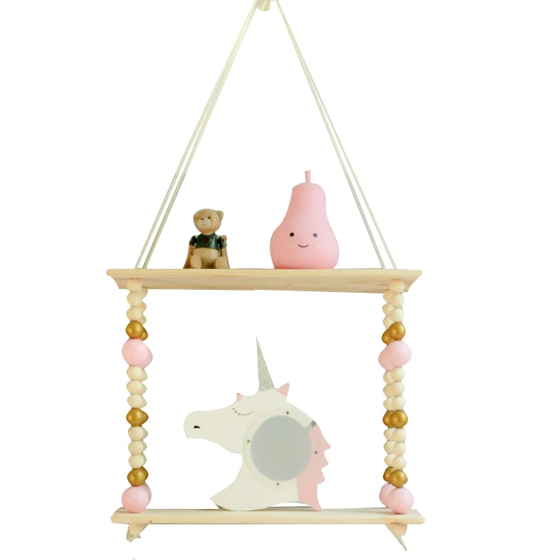 

Ins Style Home Decor Wall Decor Display Racks Crafts Vase Figurines Show Racks Wall Hanging Multifunction Wooden Storage Racks