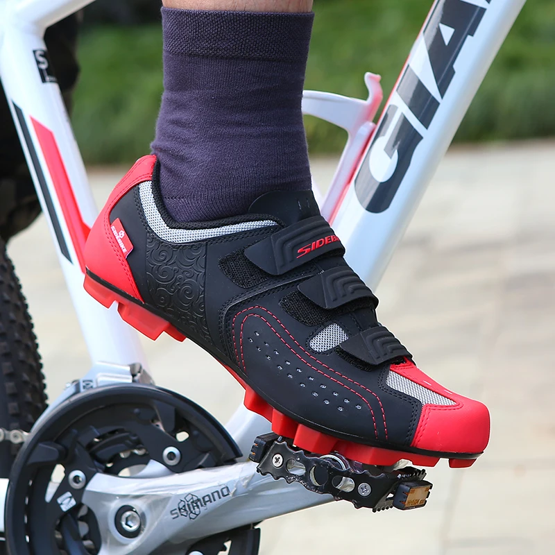 Sidebike/дышащая профессиональная самозакрывающаяся велосипедная обувь MTB
