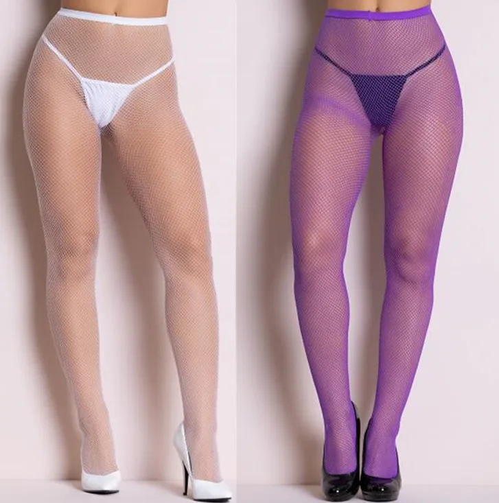 Purple Shengrenmei новые чулки женские модные колготки дамские сетчатые колготки размера плюс горячее сексуальное дамское белье колготки Medias Прямая поставка - Цвет: Purple