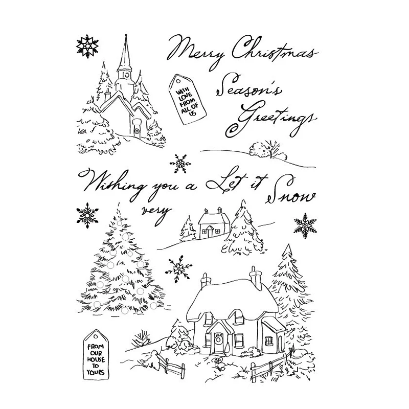 Прозрачные резиновые силиконовые прозрачные штампы для тампонов уплотнение