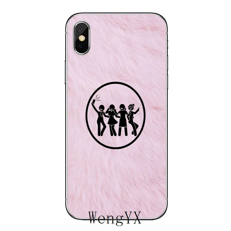 Розовый sister best friend bff girl для Apple IPhone X XR XS Max 8 7 plus 6s 6 plus SE 5s 5c 5 4s 4 Мягкий чехол для телефона - Цвет: friend-bff-girl-A-08