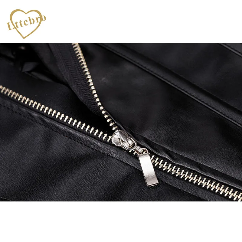 Корсет из искусственной кожи на молнии для тренировок по талии размера плюс