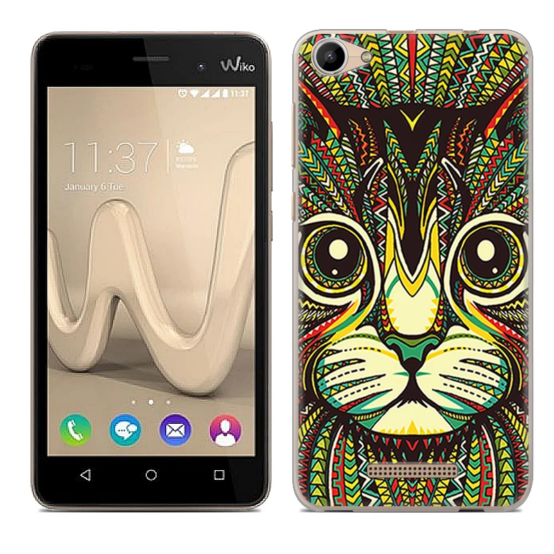 Прямая поставка мягкий чехол для телефона из ТПУ Wiko Lenny 3 Max 3Max 5-дюймовый модный
