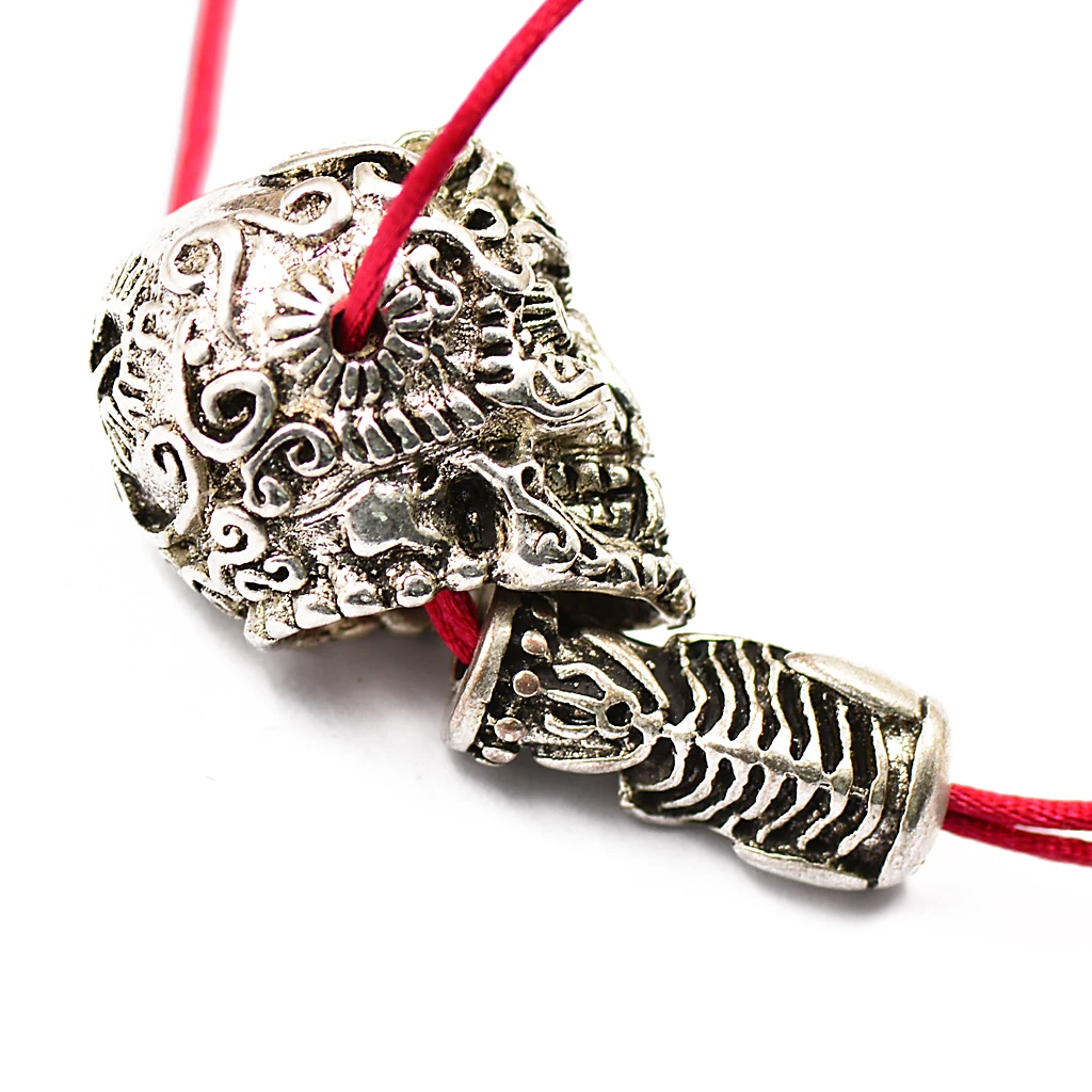 Набор из 3 отверстий тибетский череп гуру бусины для изготовления ювелирных