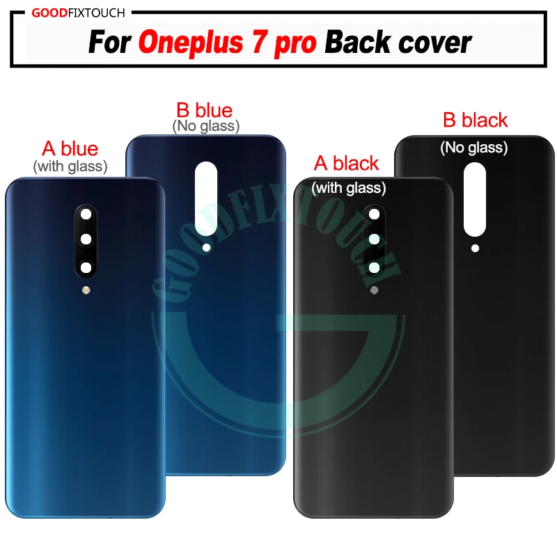 Крышка батарейного отсека для Oneplus 7 Pro задняя крышка корпуса с логотипом Oneplus7