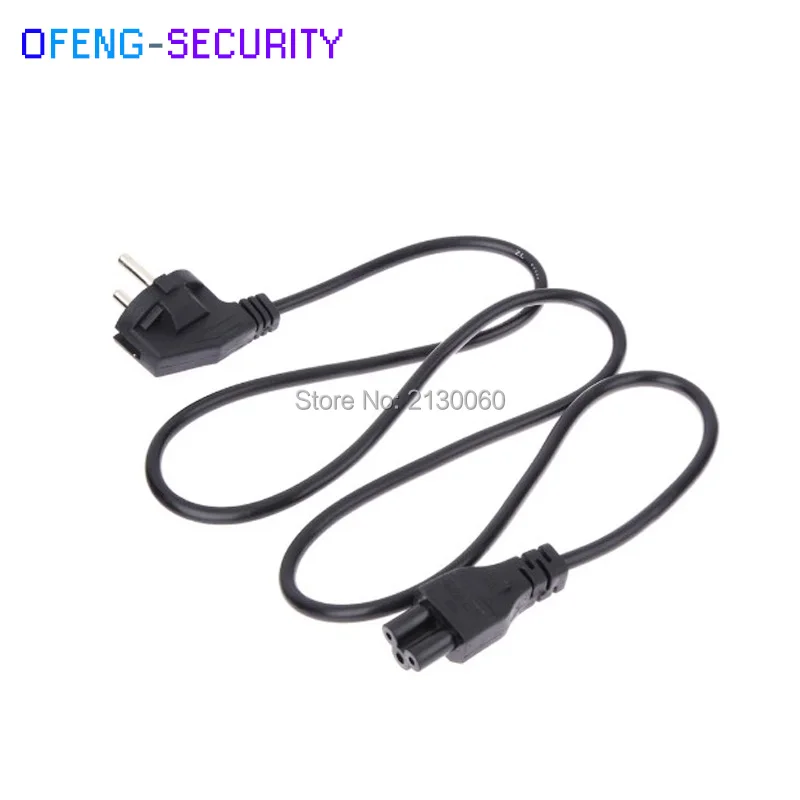 Шнур питания переменного тока с европейской вилкой кабель 3 зубцами 2 контакта 600