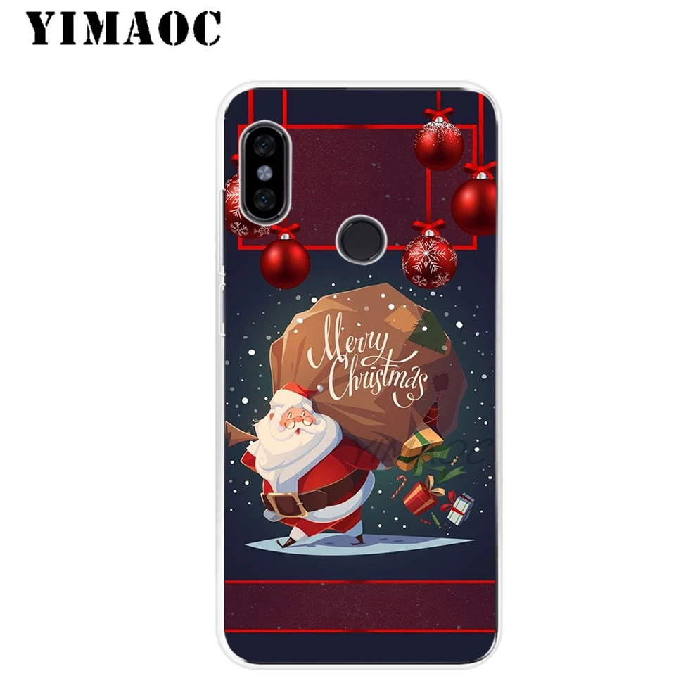 YIMAOC Merry Christmas Mickey Soft Silicone Case for Xiaomi Mi 9 8 SE 6 6X 5X Mix 2S A2 Lite MiA1 POCOPHONE F1 MAX 3 |