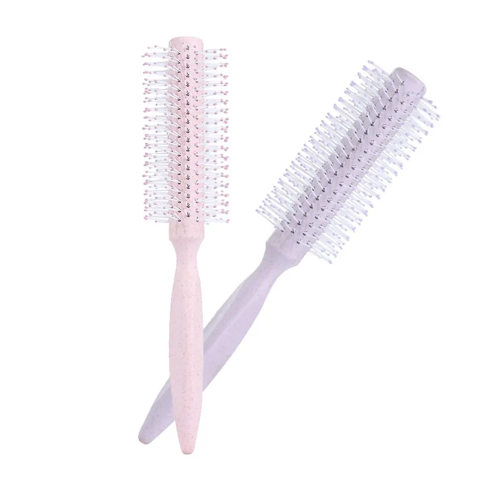 1 шт. щетка для волос мягкая щетина круглая расческа рулон завивки пластиковая