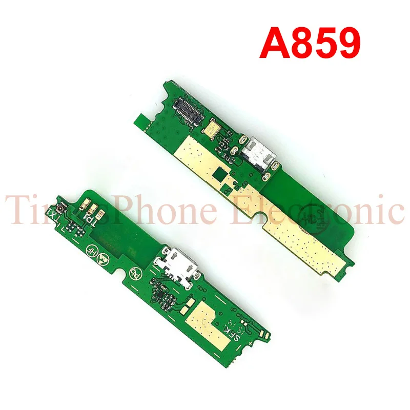 Новые запасные части для Lenovo A859 зарядный порт гибкий кабель USB разъем док станция
